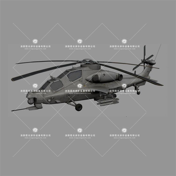 汕头武装直升机3D模型